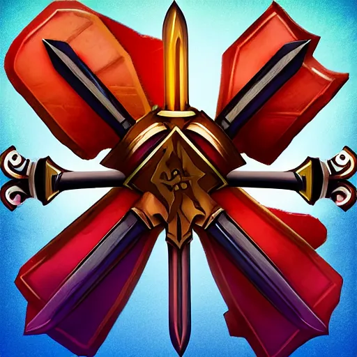 Prompt: sword icon set for a fantasy mobile game