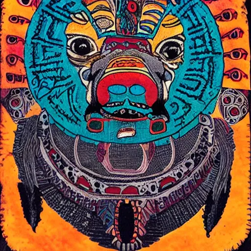 Image similar to portrait of xolotl