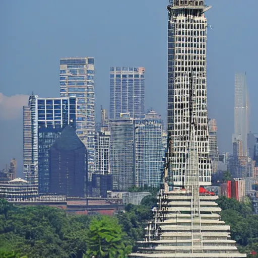 Image similar to Monas from Jakarta replace to new York