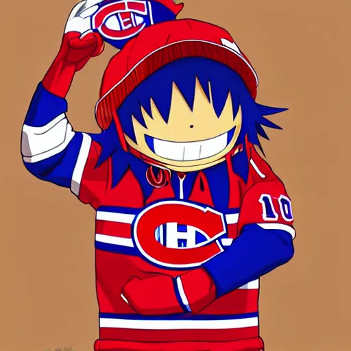 Image similar to anime Portrait of Youppi the Habs Montreal Canadiens Mascot as a very cute powerful and friendly pokemon, highly detailed anime, high evolution, 1990s, legendary, smooth, sharp focus, dynamic lighting, intricate, trending on ArtStation, illustration pokemon, art by WLOP