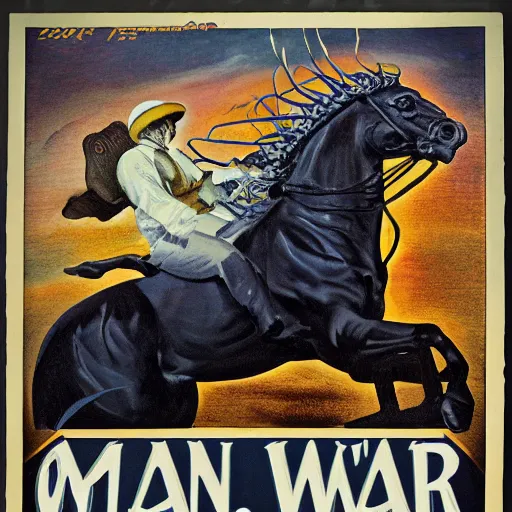 Prompt: Man o' war