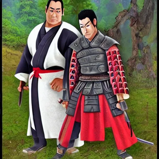Image similar to samurai shrek