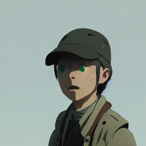 Kino's Journey (2003), fantasy, portrait, highly, Stable Diffusion