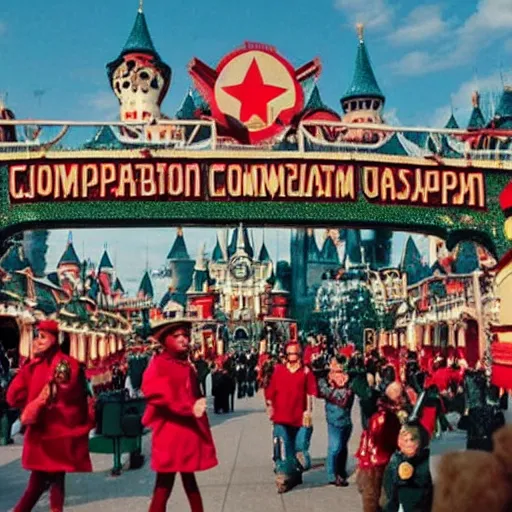 Image similar to communist disneyland