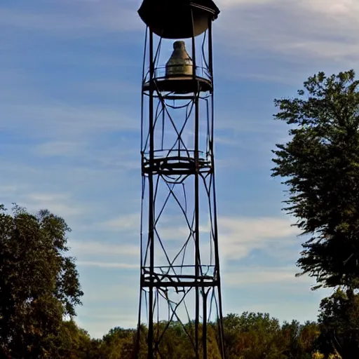 Prompt: glass water tower