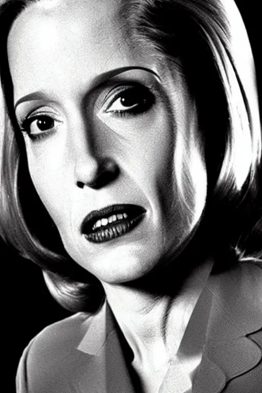 Image similar to alien dana scully