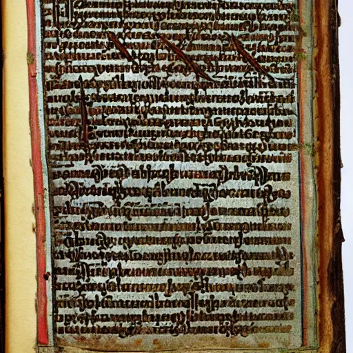 Image similar to medieval manuscript from the future