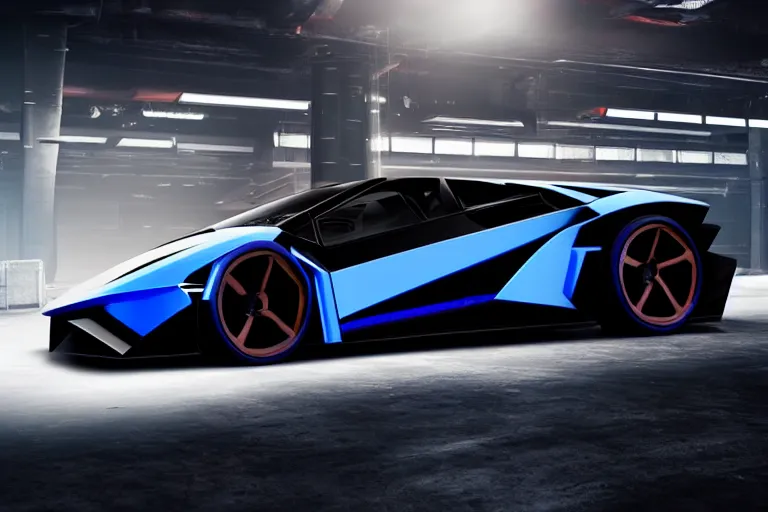 cyberpunk lamborghini concept inspired sports car, | Stable Diffusion |  OpenArt