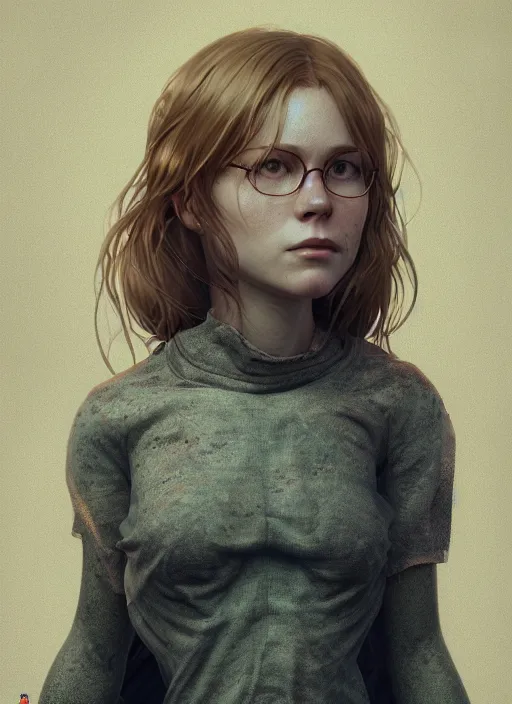 Image similar to Erin Moriarty, au naturel, hyper detailed, digital art, trending in artstation, cinematic lighting, studio quality, smooth render, unreal engine 5 rendered, octane rendered, art style by klimt and nixeu and ian sprigger and wlop and krenz cushart