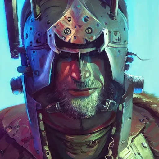 Image similar to cyberpunk viking helmet mask warrior goddess robot ninja fantasy, art gta 5 cover, official fanart behance hd artstation by jesper ejsing, by rhads, makoto shinkai and lois van baarle, ilya kuvshinov, ossdraws