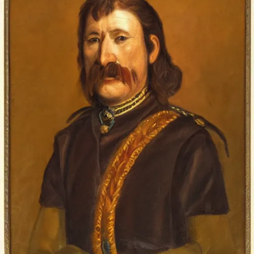 Image similar to a portrait of a Scottish chief