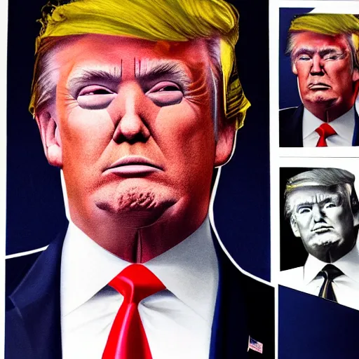 NYTimes Official Donald Trump Presidential Portrait | Stable Diffusion ...