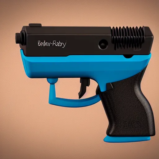 Image similar to product photo of the baby toy from fisher price baby's first handgun, octane render, unreal engine 5, light transport simulation