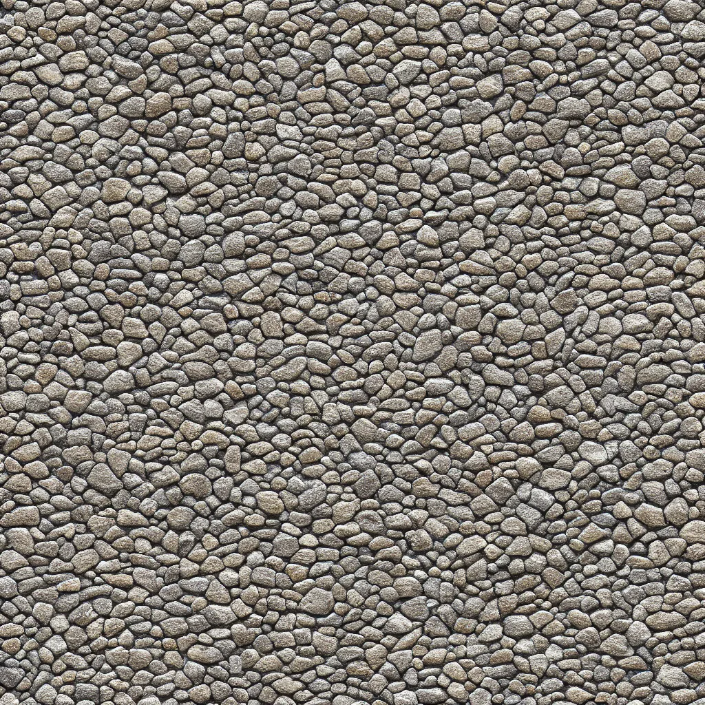 Prompt: photo of an irregular Gravel ground texture, seamless micro detail