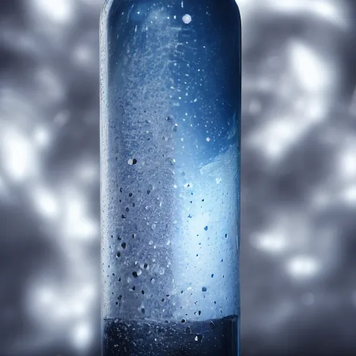 Image similar to A Vodka Bottle on the universe, 8K, Ultra Detailed, Very Impressive, smooth and sharp focus