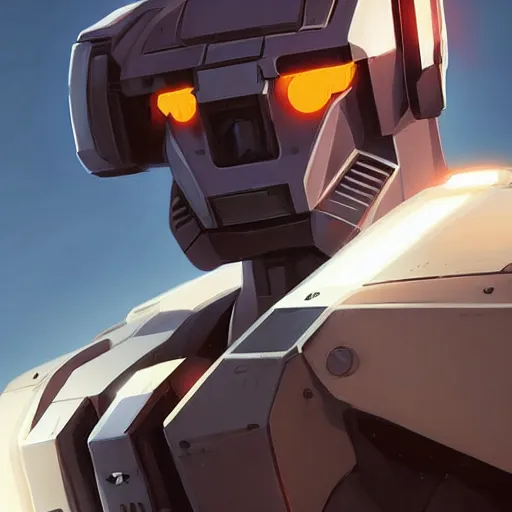 Image similar to face icon stylized minimalist mechwarrior, loftis, cory behance hd by jesper ejsing, by rhads, makoto shinkai and lois van baarle, ilya kuvshinov, rossdraws global illumination