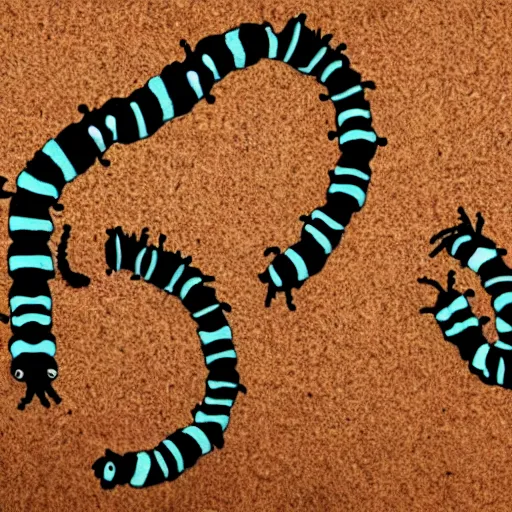 Image similar to centipede with human legs