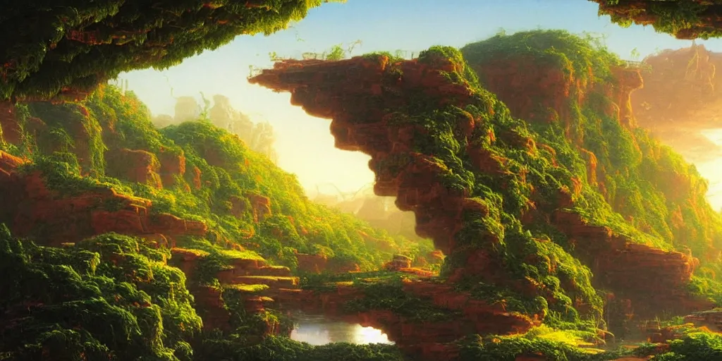 Prompt: very detailed and perfectly readable fine and soft relevant out of lines soft edges painting by beautiful walt disney animation films of the late 1 9 9 0 s and thomas cole in hd, we see a futuristic punk solar city, nice lighting, perfect readability