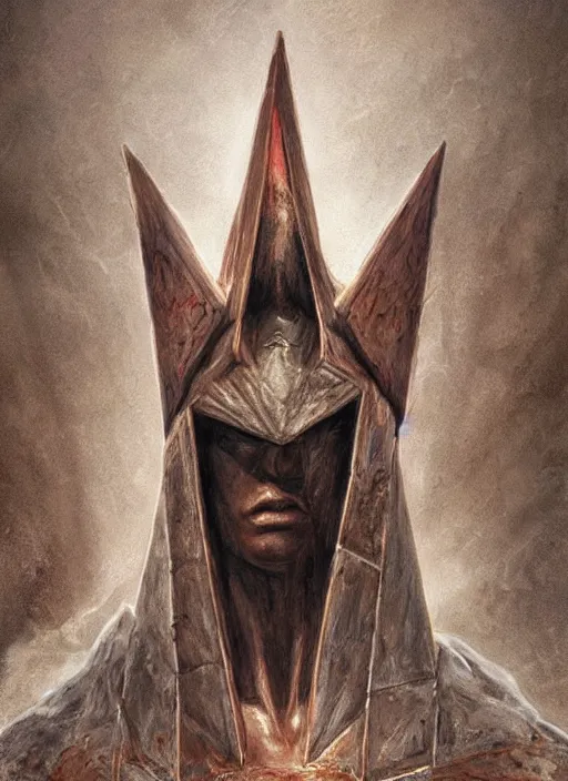 Prompt: digital _ painting _ of _ pyramid head _ by _ filipe _ pagliuso _ and _ justin _ gerard _ symmetric _ fantasy _ highly _ detailed _ realistic _ intricate _ port