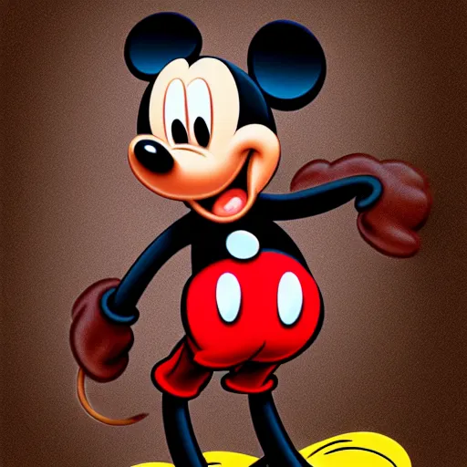 Image similar to Mickey Mouse as Rat-Man by Ortolani