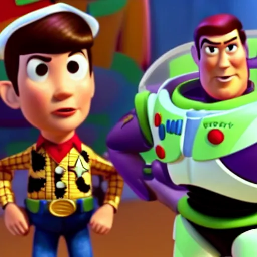 Image similar to mr spock in toy story , 1995