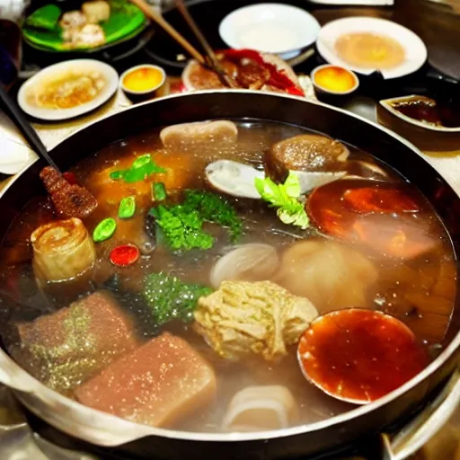 Prompt: chongqing hot pot