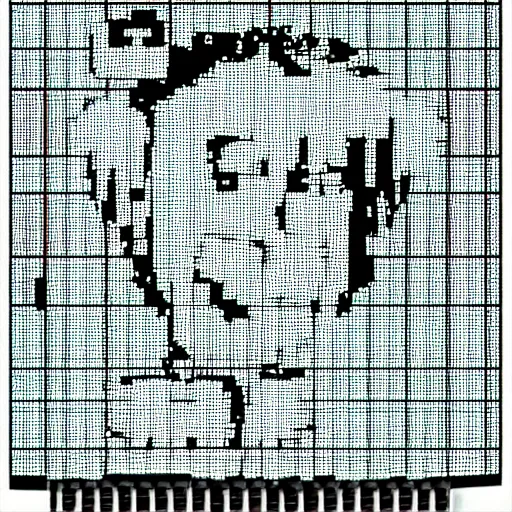 Prompt: y 2 k birthday party selfie, green monochrome 6 4 x 6 4 dot matrix resolution, 8 bit digitized