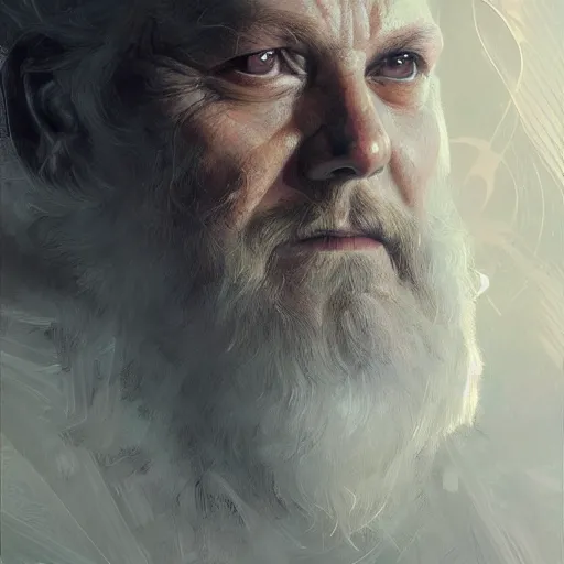 Image similar to portait of odin, glowing eyes, marvel comics, intricate, highly detailed, smooth, artstation, digital illustration by ruan jia and mandy jurgens and artgerm and wayne barlowe and greg rutkowski and zdislav beksinski