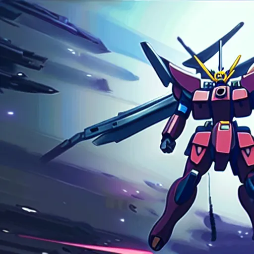 Prompt: gundam in new york screenshot anime, shame focus, intricate, illustration, cell shaded, digital painting, highly detailed, concept art, matte, art by ilya kuvshinov and kyoto animation and wlop, anime character by league of legends, riot lol, and greg rutkowski, studio quality, masterpiece