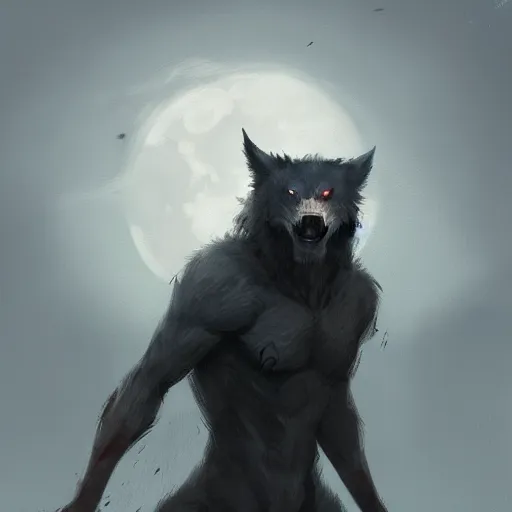 ArtStation - Night of the werewolf