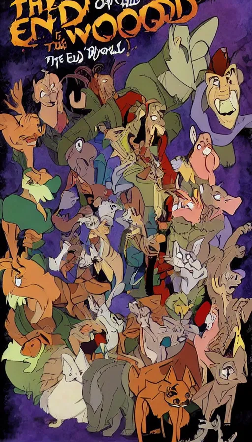 Image similar to the end of the world, by don bluth