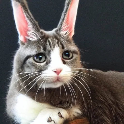 Image similar to cat bunny