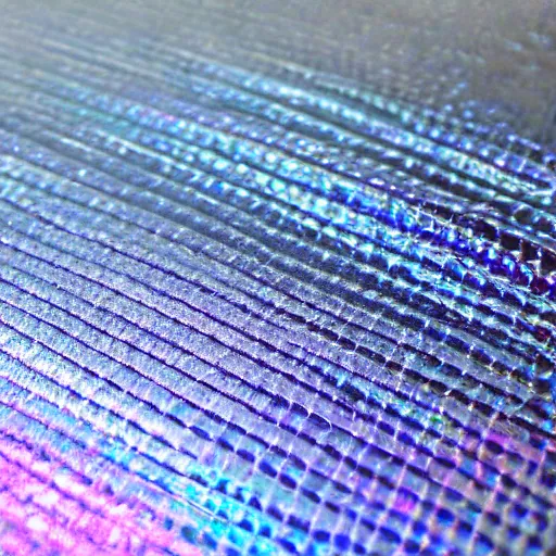 Image similar to iridescent pattern, clean, smooth