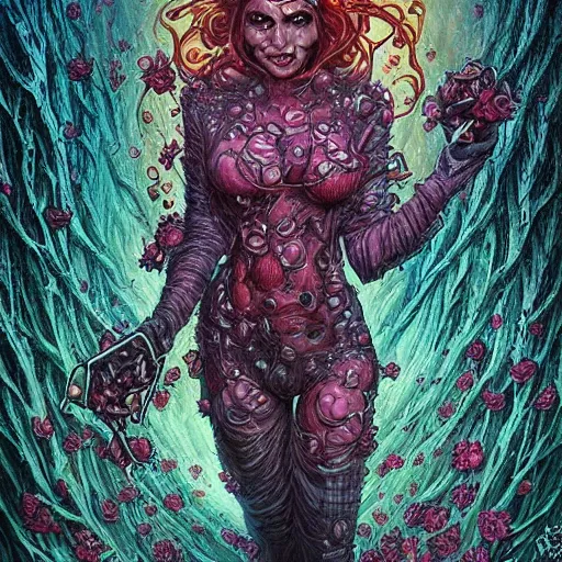 Prompt: apple being corroded by flowers jean sebastien rossbach jeff easley jen bartel