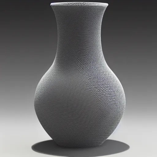 Image similar to FDM 3D printed vase, professional product photography, extremely beautiful, design award winner, 8k, 4k