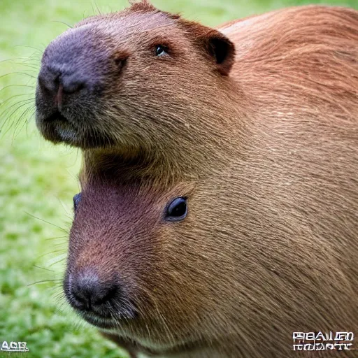 Image similar to a capybara in prison, realistic, ultra high detail, 8 k.