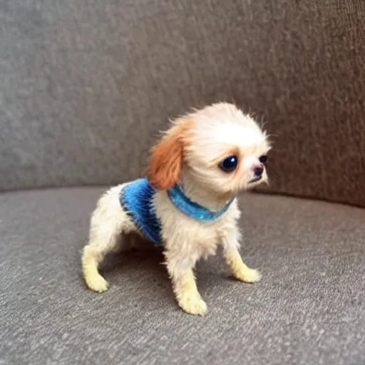 Image similar to a super tiny dog