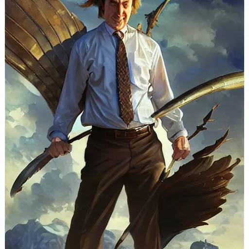 saul goodman as a dmc 5 character by greg rutkowski, Stable Diffusion