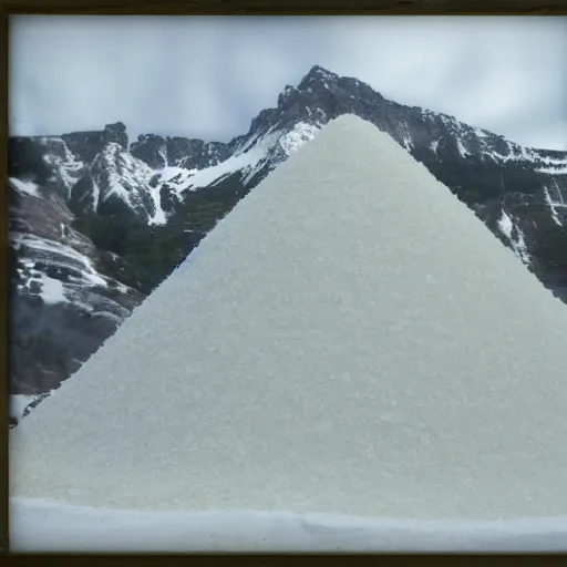 Image similar to salt mountain