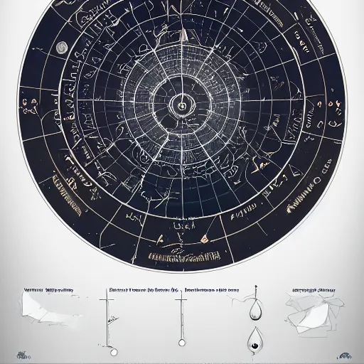 Image similar to gnostic moon diagram astrological map and control panel by jessica rossier