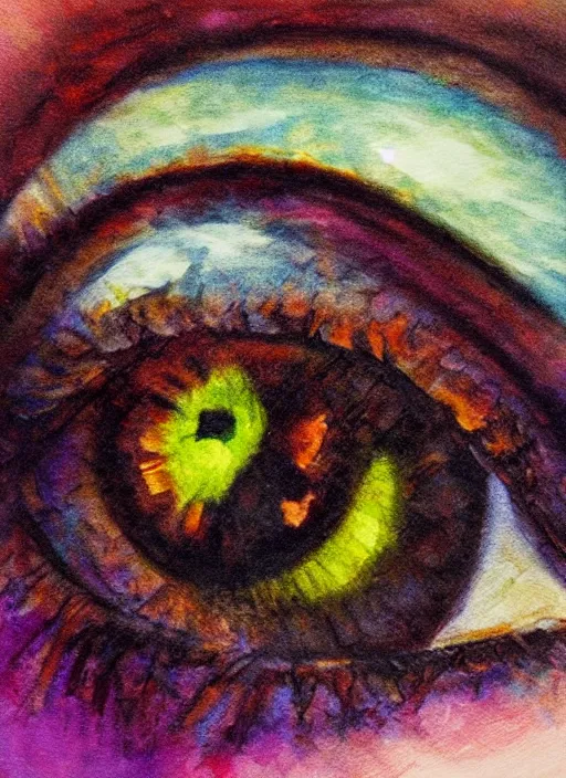 Image similar to portrait of a stunningly beautiful eye, art multuplied by art