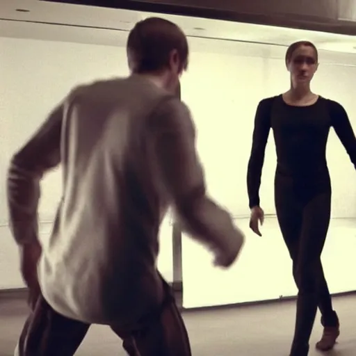 Image similar to ex machina dance scene