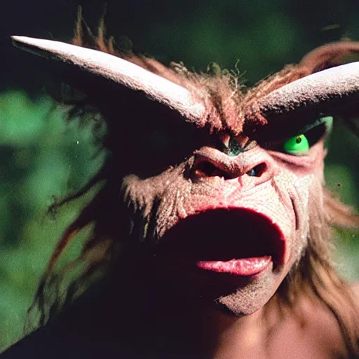 Image similar to green-horned goblin, kodak vision 3 500t