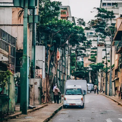 Prompt: a peaceful quiet neighborhood in sao paulo