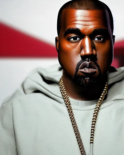 Image similar to kanye west bobblehead mode