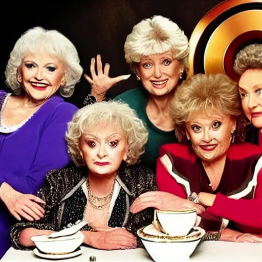 Prompt: the Golden Girls cast in Avengers Endgame (2019)