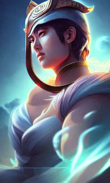 Image similar to the god athena, portrait, sharp focus, digital art, epic composition, concept art, dynamic lighting, art by emylie boivin, rossdraws