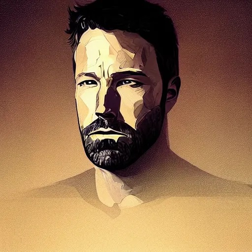 Prompt: “ portrait of ben affleck by greg rutkowski, young, attractive, highly detailed portrait, scifi, digital painting, artstation, concept art, smooth, sharp foccus ilustration, artstation hq ”