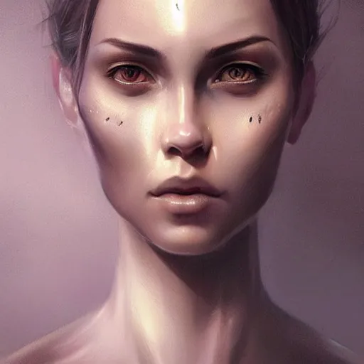 Prompt: a magical robot head, tattoo, artificial intelligence, highly detailed, digital painting, smooth, sharp, beautiful face, expressive eyes, art by greg rutkowski