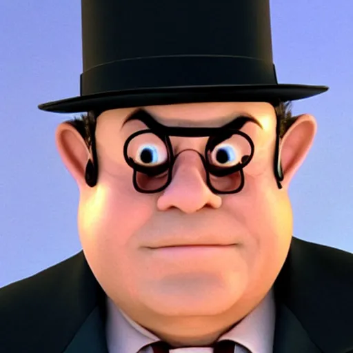 Image similar to <photo hd trending>((danny devito)) as ((inspector gadget)) in ((pixar movie))</photo>